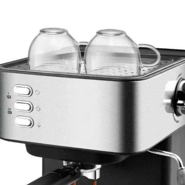 Кофемашина с капучинатором ESPRESSO COFFEE эспрессо для дома полуавтоматическая рожковая DSP KA3O9I - изображение 2