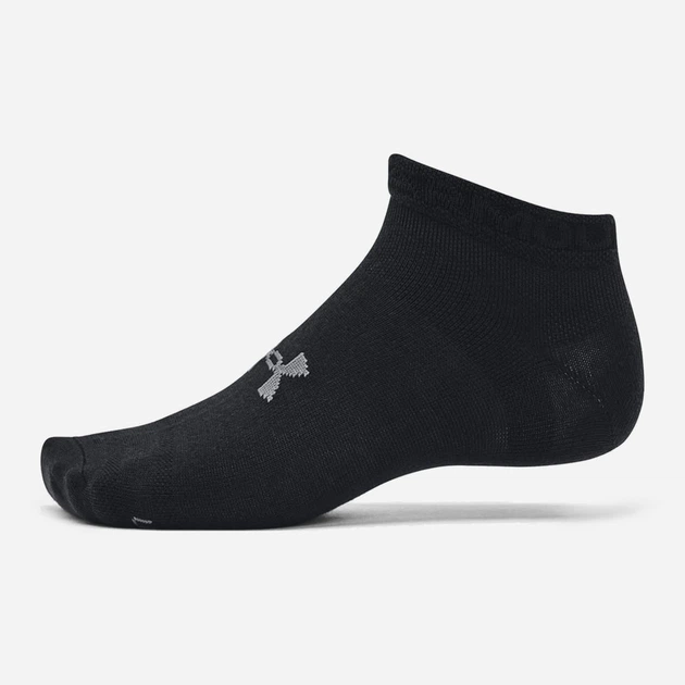 Набір чоловічих шкарпеток коротких Under Armour 1382958-001 XL 3 пари Чорний (196885591990) - зображення 2
