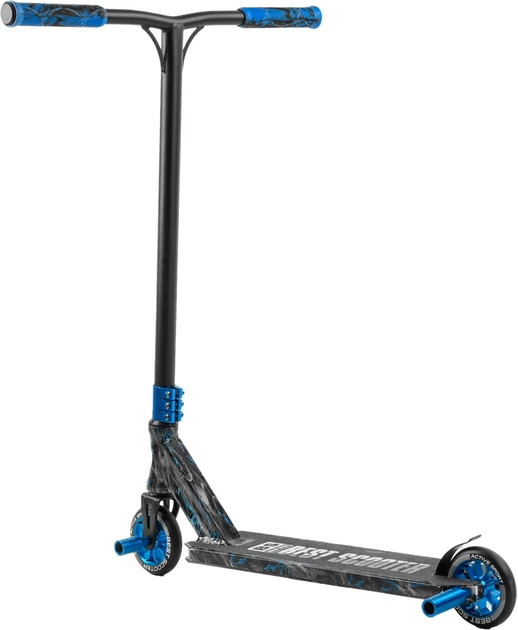 Самокат трюковый Best Scooter BS-77566 HIC-система колеса 110 мм, пеги, синий - Фото 6 Самокат трюковый Best Scooter BS-77566 HIC-система колеса 110 мм, пеги, синий - изображение 6