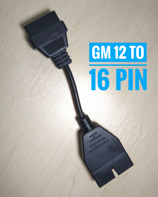 Переходник GM 12 pin - OBD2 купить в Минксе | «ELMrus»