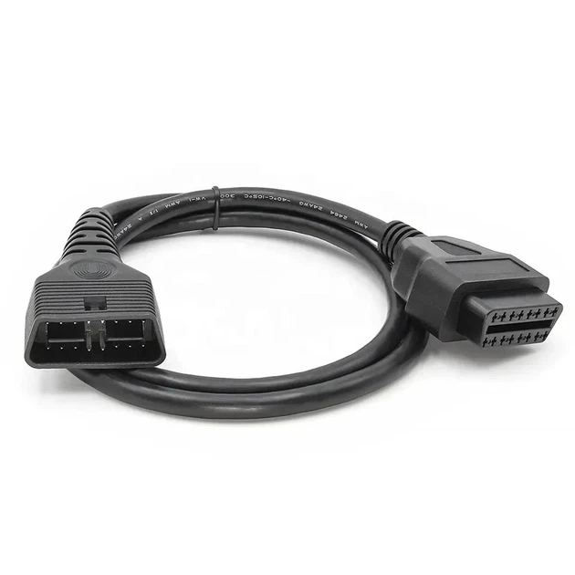 Удлинитель OBD2 прямой мама-папа 16 пин 1м (полная распиновка) - Фото 3 Удлинитель OBD2 прямой мама-папа 16 пин 1м (полная распиновка) - изображение 3