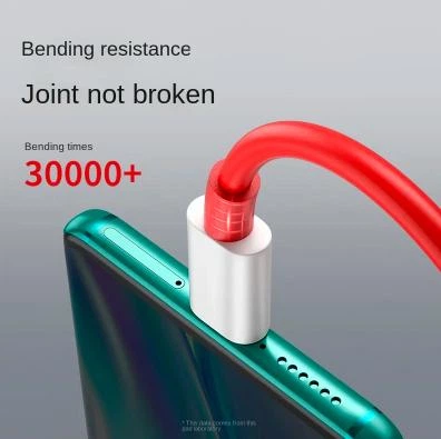 Кабель шнур OnePlus USB-A to Type-C 100W SuperVooc 1,5м Красный - Фото 6 Кабель шнур OnePlus USB-A to Type-C 100W SuperVooc 1,5м Красный - изображение 6