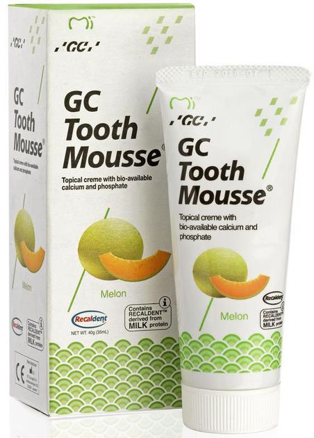 Крем для зубів GC Tooth Mousse Melon 40 г (5900000001074) - зображення 1