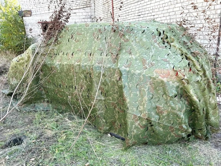 Маскировочная сетка 4х5м для автомобиля, пикапа, внедорожника и техники "Листья" - изображение 1