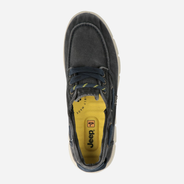 Buty żeglarskie męskie Jeep JM41031A-016 45 (11UK) 30 cm Ciemnoszare (8055304804566) - obraz 4