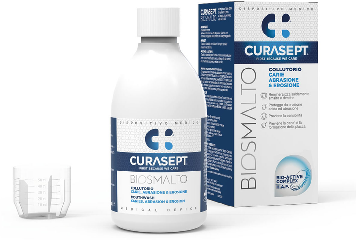 Płyn do płukania ust CURASEPT Biosmalto 300 ml (8056746072438) - obraz 1