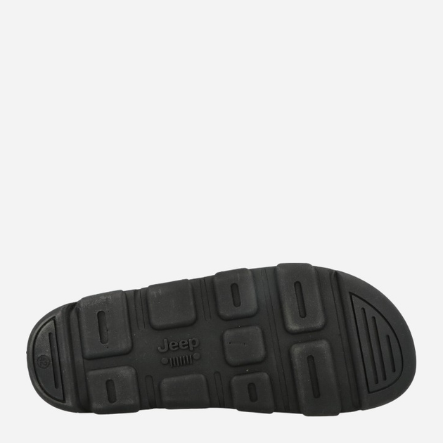 Чоловічі шльопанці Jeep JM41130A-062 41 (7UK) 27.2 см Чорні (8055304808236) - зображення 5