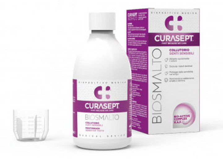 Płyn do płukania ust CURASEPT Bioenamel Sensitive Teeth 300 ml (8056746070892) - obraz 1