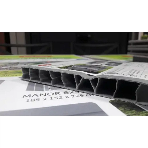 Садовый домик Keter Manor 6x5 DD 185х152 см бежевый 255139 - Фото 4 Садовый домик Keter Manor 6x5 DD 185х152 см бежевый 255139 - изображение 4