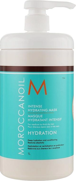 Maska do włosów Moroccanoil Intense Hydrating Mask Intensywnie nawilżająca 1 l (7290013627827) - obraz 1