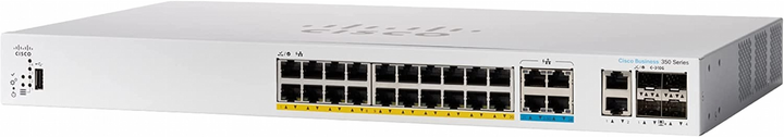 Комутатор Cisco CBS350-24S-4G-EU (CBS350-24S-4G-EU) - зображення 1