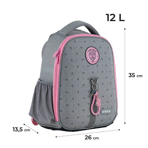 Шкільний каркасний рюкзак Kite Education College Line girl 12 л 35x26x13.5 - изображение 2