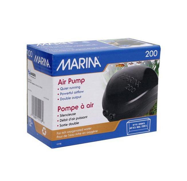 Pompa powietrza do akwariuma Marina 200 125/225 L (0015561111164) - obraz 1