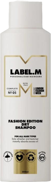 Сухий шампунь Label.M Fashion Edition для всіх типів волосся 200 мл (5056043217061) - зображення 1