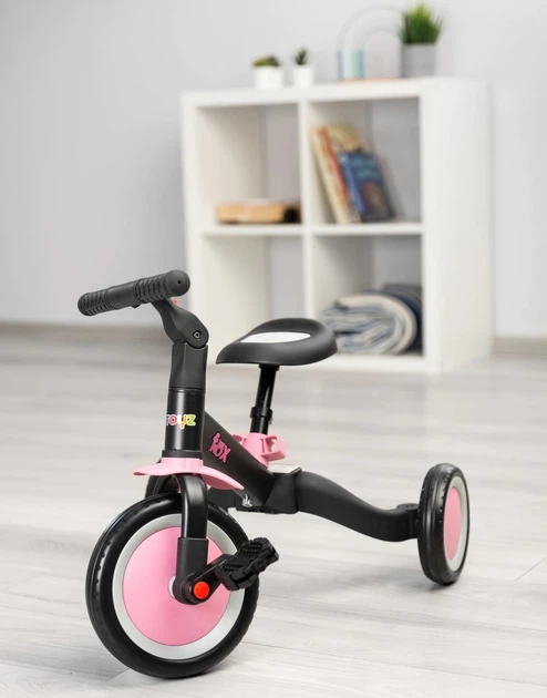 Велосипед Caretero Toyz Fox 2 в 1 Pink (TOYZ-0260) | Быстрая