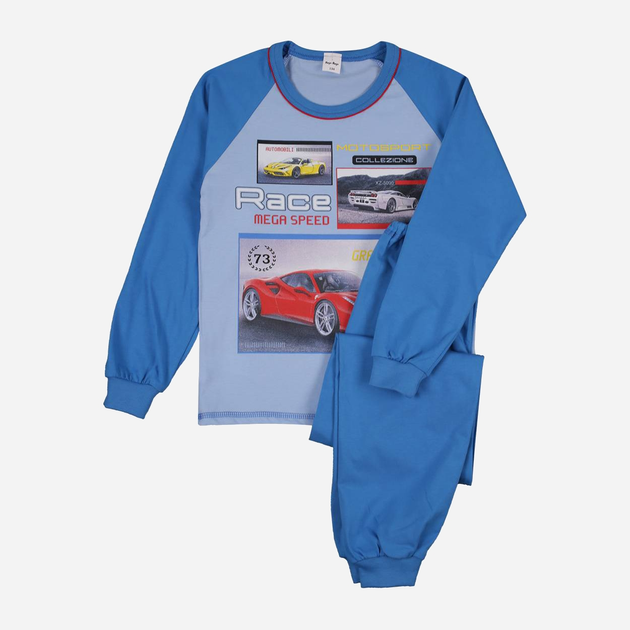Piżama dziecięca dla chłopca Tup Tup P220CH-3100 128 cm Niebieska (5901845299381) - obraz 1