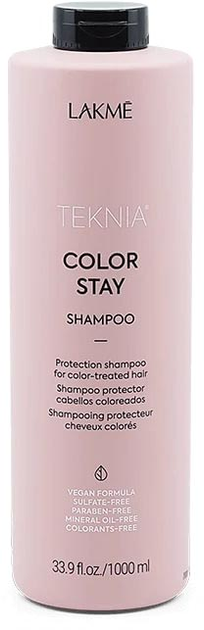 Szampon dla farbowanych włosów Lakme Teknia Color Stay 1000 ml (8429421475419) - obraz 1