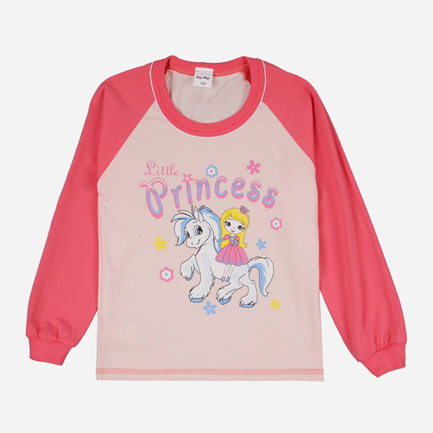 Piżama dziecięca dla dziewczynki Tup Tup P222DZ-2000 98 cm Pudrowa/Różowa (5901845299213) - obraz 2