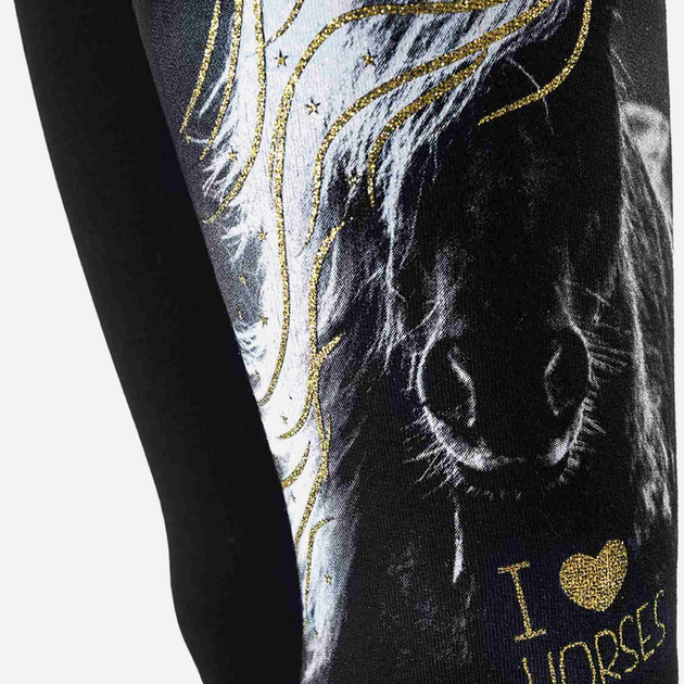 Legginsy dziecięce dla dziewczynki ocieplane Tup Tup PIK3050-1040 116 cm Czarne (5901845289986) - obraz 3
