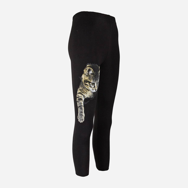 Legginsy dziecięce dla dziewczynki Tup Tup PIK3220-1010 128 cm Czarne (5901845295130) - obraz 1