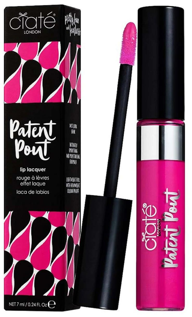 Szminka w płynie Ciate London Patent Pout Lip Lacquer Drama Queen 7 ml (5060359906700) - obraz 1