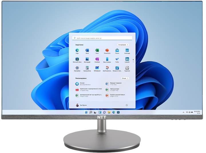 Моноблок 27'' NTT Station AiO (ZKQ-i313T27-P01H) Grey - зображення 1