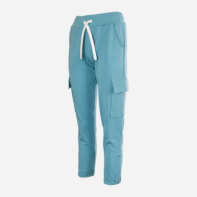 Дитячі спортивні штани для дівчинки Tup Tup PIK4020-3210 128 см Блакитні (5901845295833) - зображення 1