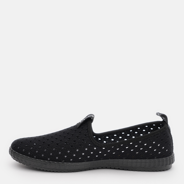 Женские слипоны Gipanis BSF-526 36 24 см Черные (ROZ6501041204) - изображение 3