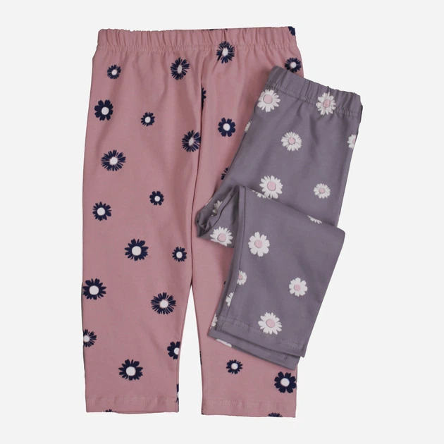 Набір дитячих легінсів 2 шт для дівчинки Tup Tup PIK6010-1003 128 см Різнокольоровий (5907744045609) - зображення 1