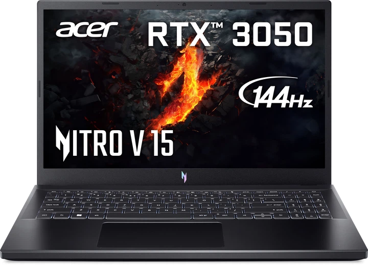 Ноутбук Acer Nitro V 15 ANV15-51-562H (NH.QNCEU.00E) Obsidian