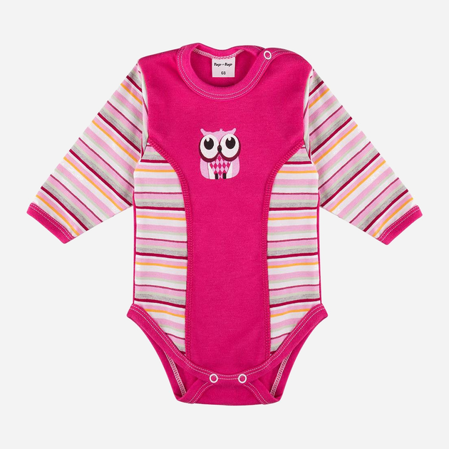 Zestaw body niemowlęcych 2 szt dla dziewczynki Tup Tup T21B206-BS02 74 cm Biały/Różowy (5901845287708) - obraz 3