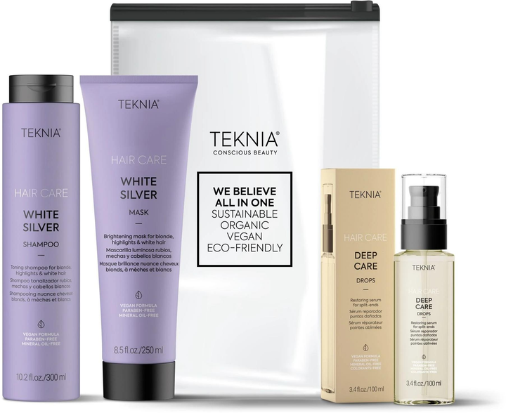 Набір для догляду за волоссям Lakme Teknia Blond Lovers Pack Шампунь 300 мл + Маска 250 мл + Сироватка для глибокого догляду 100 мл (8429421440196) - зображення 1