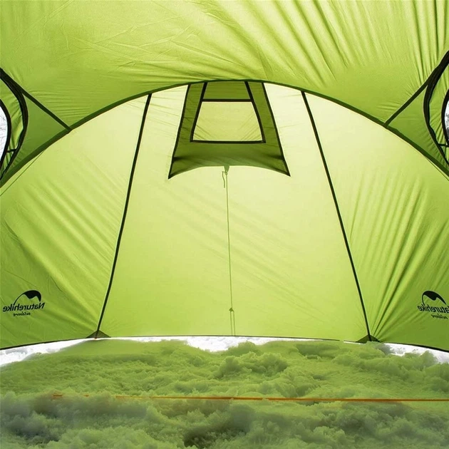 Палатка Naturehike Opalus III трехместная 210T polyester NH17L001-L Оранжевая (6927595724729) - изображение 3