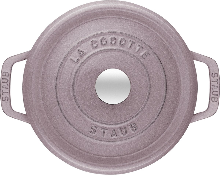 Каструля чавунна кругла Staub з кришкою квітуча вишня 2.2 л (40508-866-0) - зображення 3