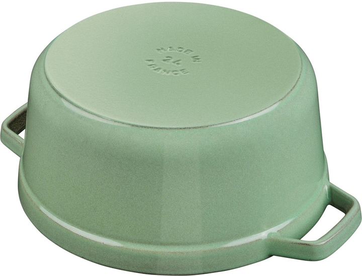 Garnek żeliwny okrągły Staub z pokrywką miętowy 2.6 l (40508-704-0) - obraz 4