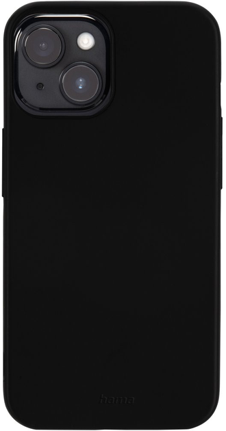 Etui plecki Hama Finest Sense do Apple iPhone 14 Black (4047443494634) - obraz 1