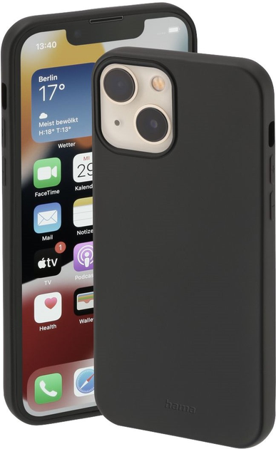 Панель Hama Finest Feel для Apple iPhone 14 Black (4047443494597) - зображення 1