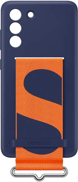 Панель Samsung Silicone Cover Strap для Galaxy S21 FE Navy (8806094191844) - зображення 1