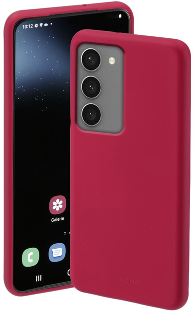 Etui plecki Hama Finest Feel do Samsung Galaxy S23 Red (4047443500649) - obraz 1