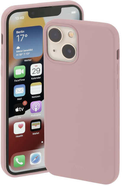 Etui plecki Hama Finest Feel do Apple iPhone 14 Plus Pink (4047443496027) - obraz 1