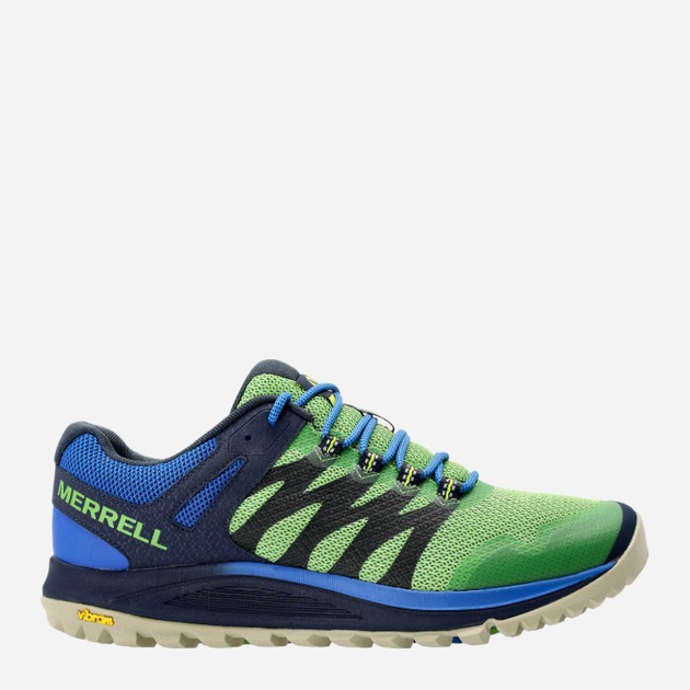 Чоловічі кросівки для бігу Merrell J067185 43.5 (9.5US) Синій/Зелений (195017320859) - зображення 1