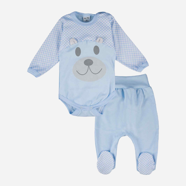 Дитячий комплект (боді + штанішки) для новонароджених для хлопчика Tup Tup T22B143-3100 62 см Блакитний (5901845293877) - зображення 1