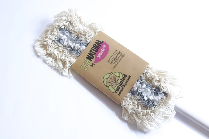 Швабра для мытья полов York Eco Natural с телескопической ручкой - изображение 2
