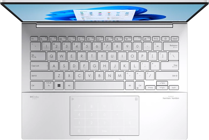 Laptop Asus Zenbook 14 OLED (UX3405CA-QL219W) Foggy Silver - obraz 5