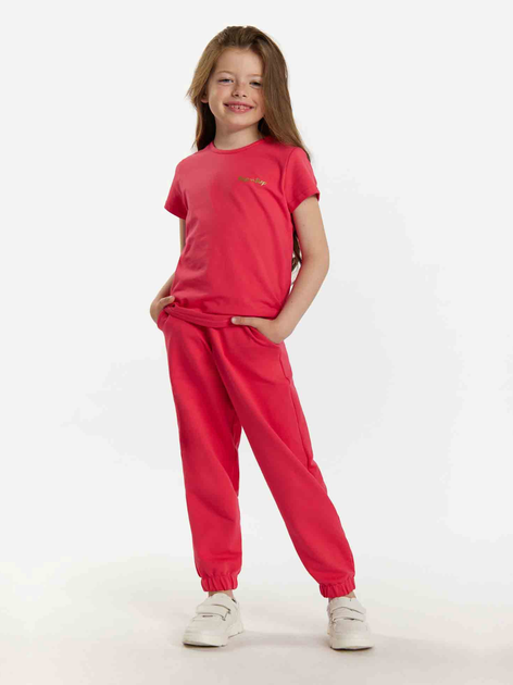Дитяча футболка для дівчинки Tup Tup 101500-2010 134 см Коралова (5907744500016) - зображення 1