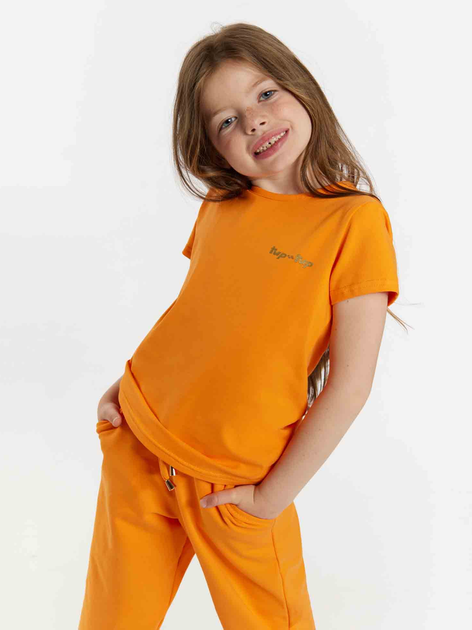 Koszulka dziecięca dla dziewczynki Tup Tup 101500-4610 134 cm Pomarańczowa (5907744500511) - obraz 1
