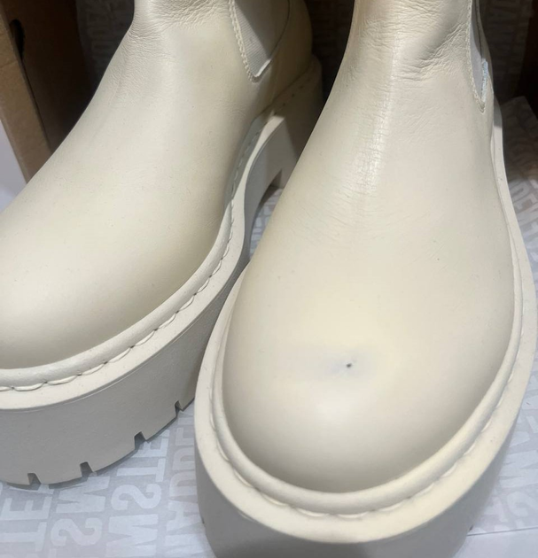 Sztyblety damskie skorzane Steve Madden Veerly Bootie SM11001347-BNB 38 23.8 cm Bezowe (8720236350749) (955555901873651) - Outlet - obraz 2