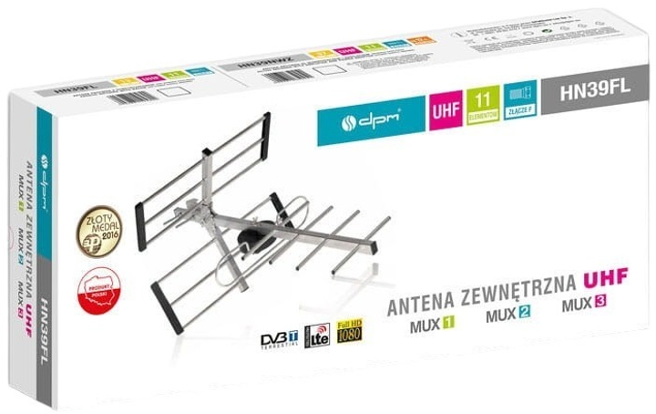 Antena kierunkowa DPM z filtrem LTE HN39FL (5906881195802) - obraz 3