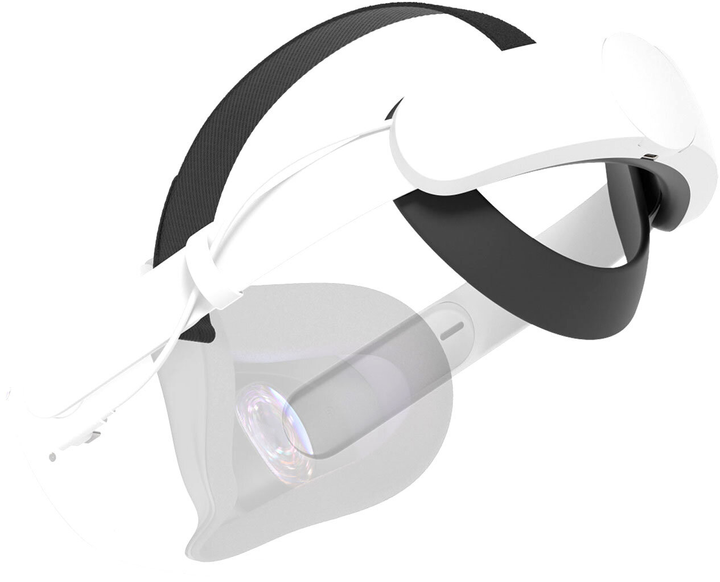 Ремінець для окулярів віртуальної реальності Oculus Meta Quest 2 Elite Strap White (301-00375-01) - зображення 2