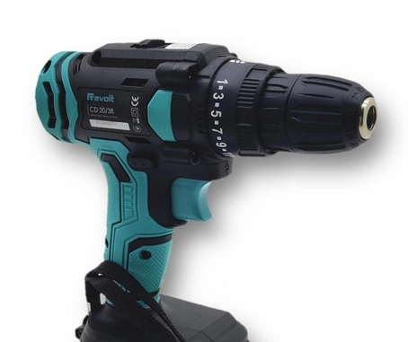 Шуруповерт ручной аккумуляторный Revolt СD 20/38 m1 series (Каркас) 20В М1 - Фото 2 Шуруповерт ручной аккумуляторный Revolt СD 20/38 m1 series (Каркас) 20В М1 - изображение 2